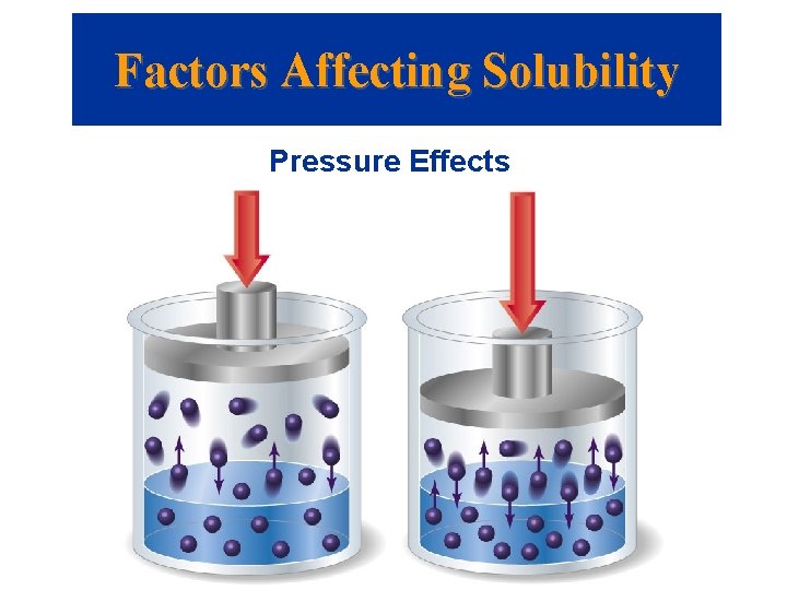 Factors Affecting Solubility Pressure Effects 