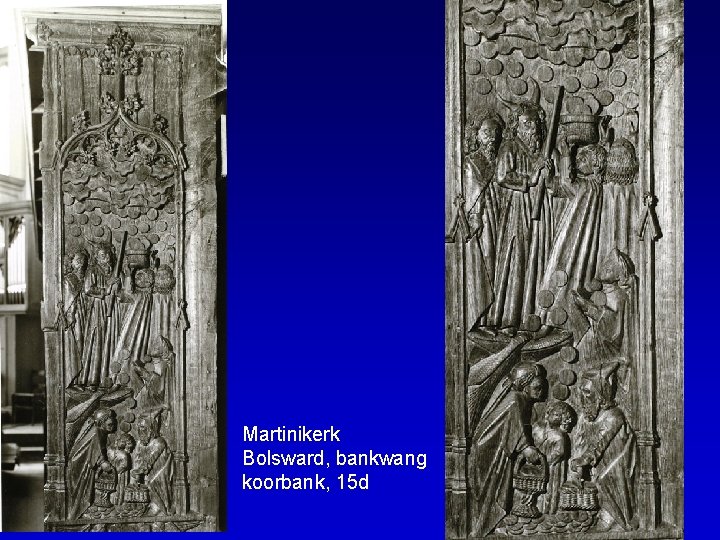 Martinikerk Bolsward, bankwang koorbank, 15 d 