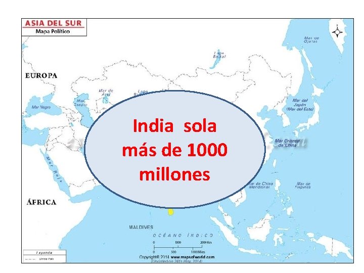 India sola más de 1000 millones 