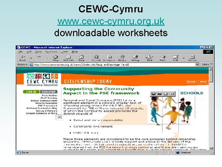 CEWC-Cymru www. cewc-cymru. org. uk downloadable worksheets 
