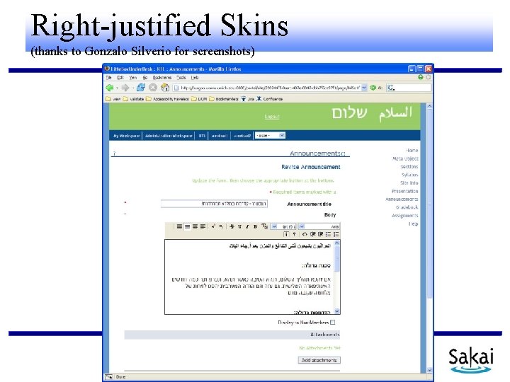Right-justified Skins (thanks to Gonzalo Silverio for screenshots) 