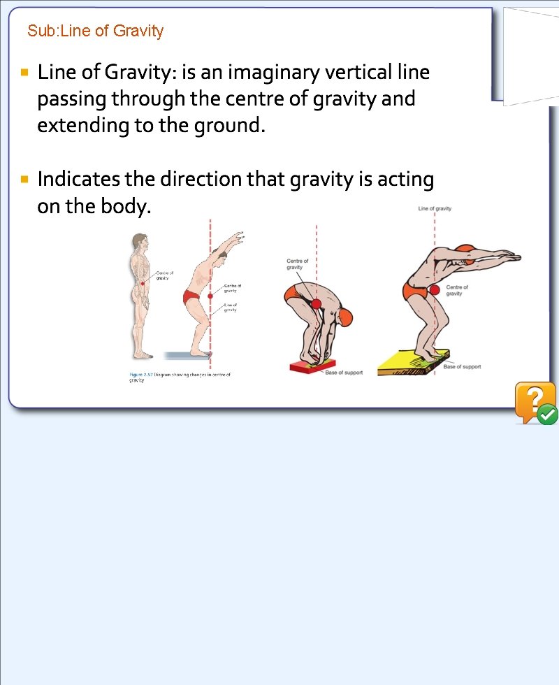 Sub: Line of Gravity 