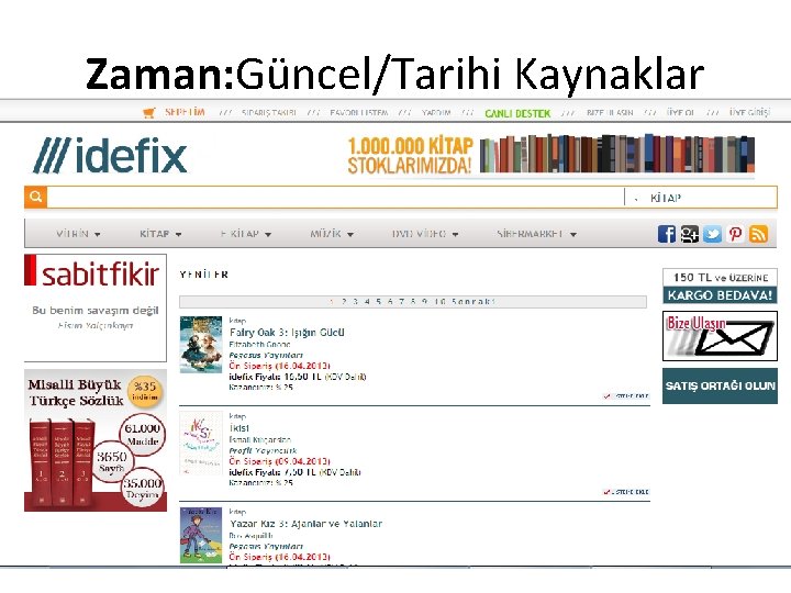 Zaman: Güncel/Tarihi Kaynaklar 