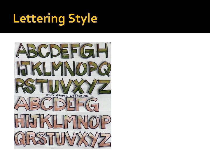 Lettering Style 