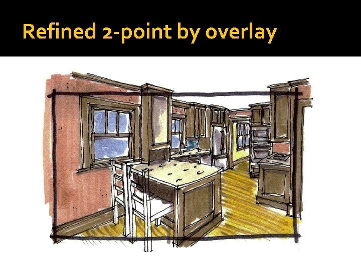 Refined 2 -point by overlay 