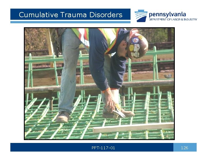 Cumulative Trauma Disorders PPT-117 -01 126 