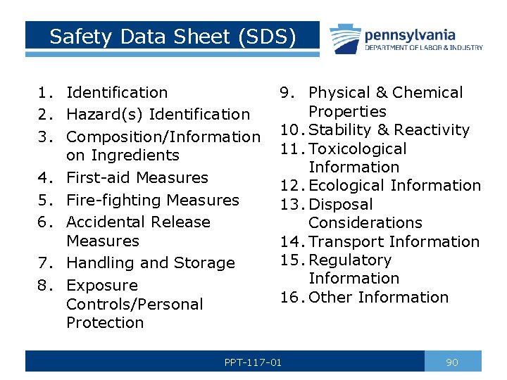 Safety Data Sheet (SDS) 1. Identification 2. Hazard(s) Identification 3. Composition/Information on Ingredients 4.