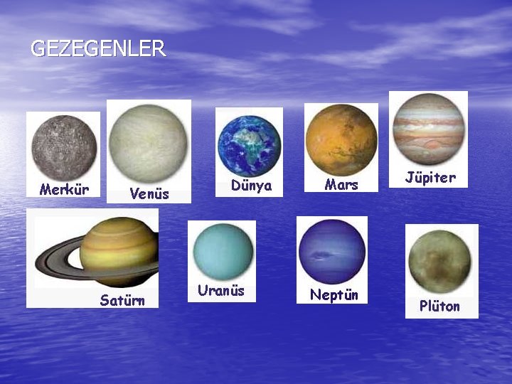 GEZEGENLER 