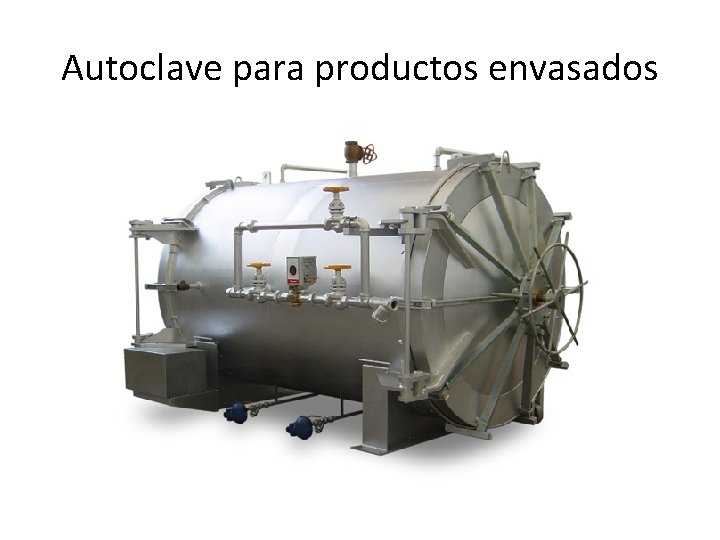 Autoclave para productos envasados 