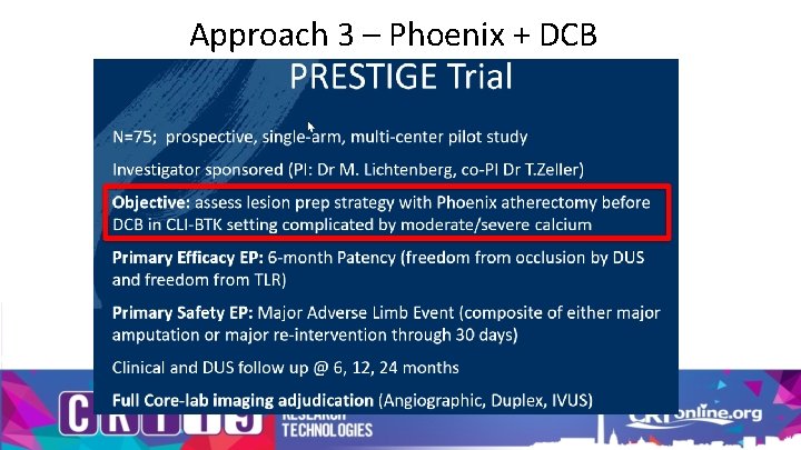 Approach 3 – Phoenix + DCB 