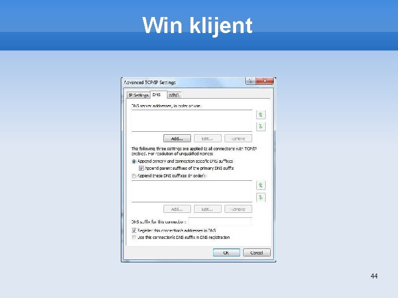 Win klijent 44 