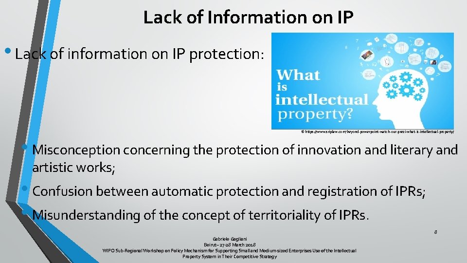 Lack of Information on IP • Lack of information on IP protection: © https: