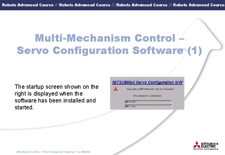 Robots Advanced Course /// Robots Advanced Course Multi-Mechanism Control – Servo Configuration Software (1)