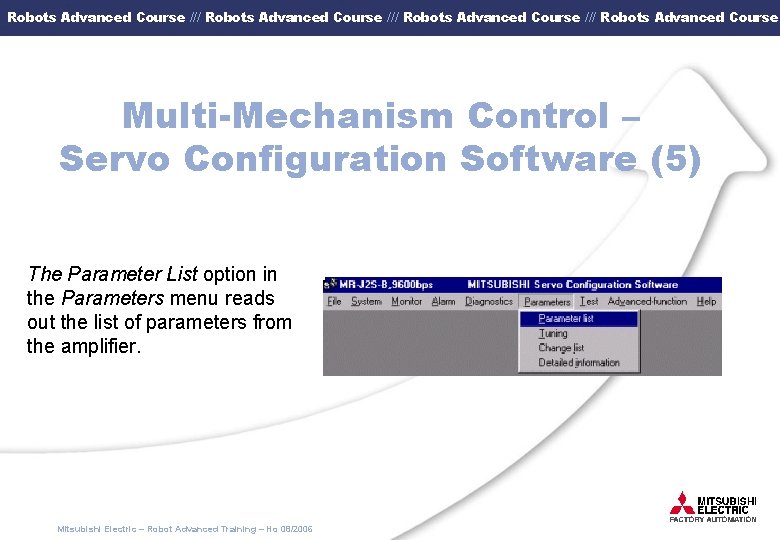 Robots Advanced Course /// Robots Advanced Course Multi-Mechanism Control – Servo Configuration Software (5)