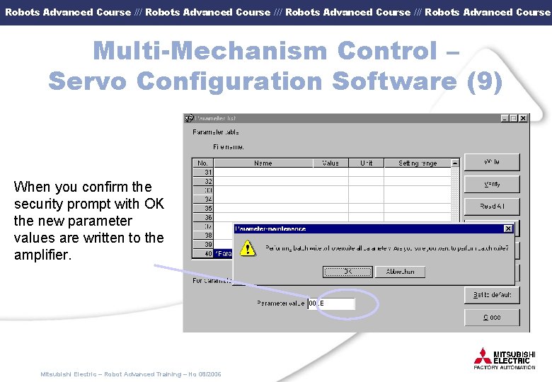 Robots Advanced Course /// Robots Advanced Course Multi-Mechanism Control – Servo Configuration Software (9)