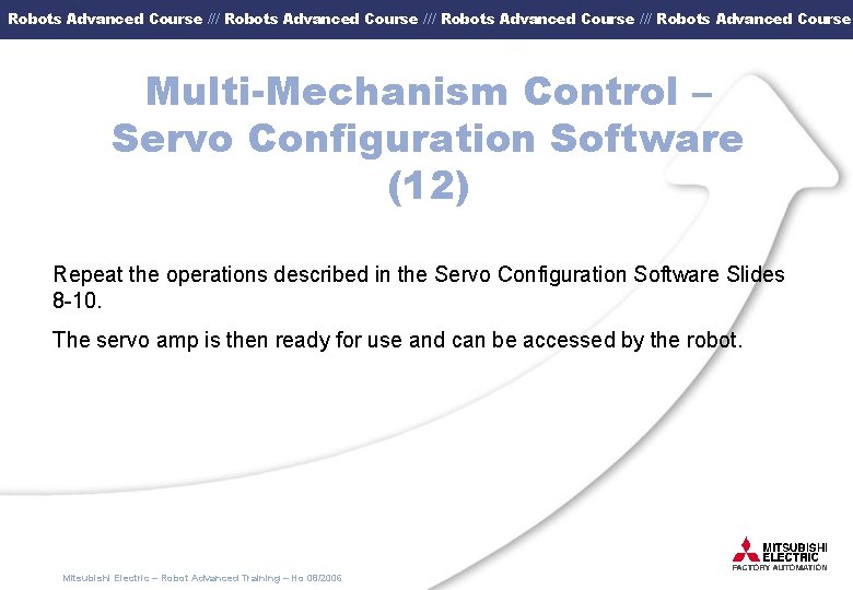 Robots Advanced Course /// Robots Advanced Course Multi-Mechanism Control – Servo Configuration Software (12)