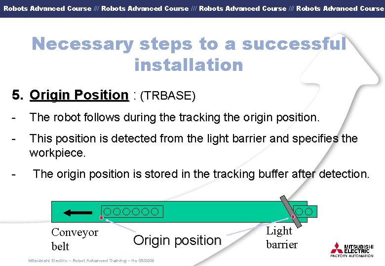 Robots Advanced Course /// Robots Advanced Course Necessary steps to a successful installation 5.