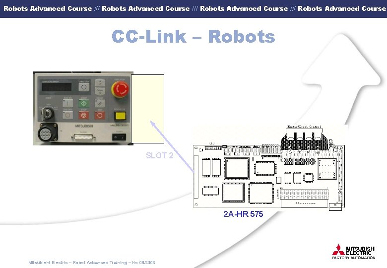 Robots Advanced Course /// Robots Advanced Course CC-Link – Robots SLOT 2 2 A-HR