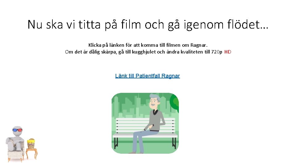 Nu ska vi titta på film och gå igenom flödet… Klicka på länken för