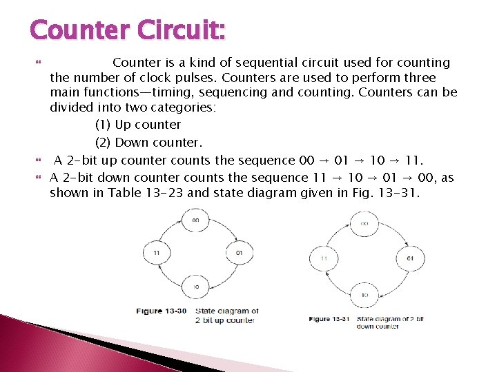 Counter Circuit: Counter is a kind of sequential circuit used for counting the number