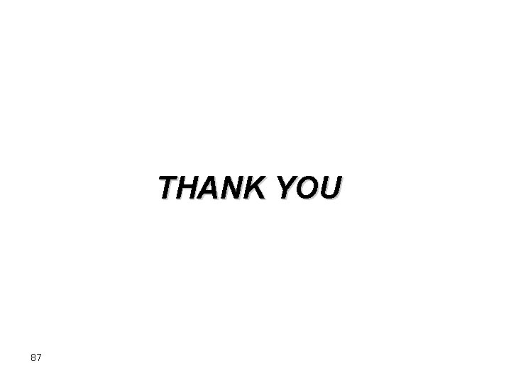 THANK YOU 87 