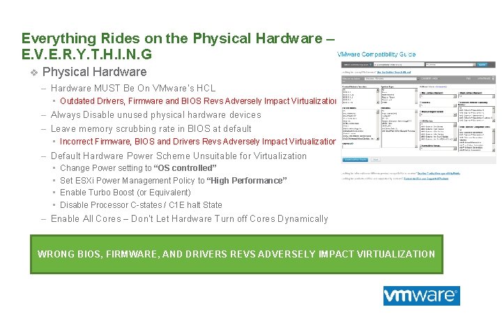 Everything Rides on the Physical Hardware – E. V. E. R. Y. T. H.