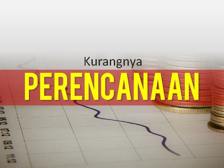 Kurangnya Perencanaan 