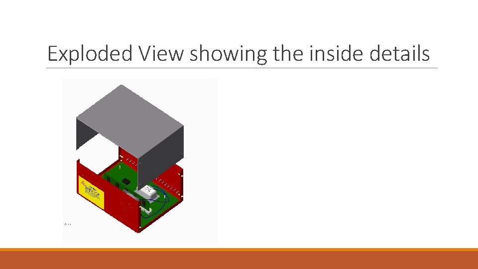 Exploded View showing the inside details 