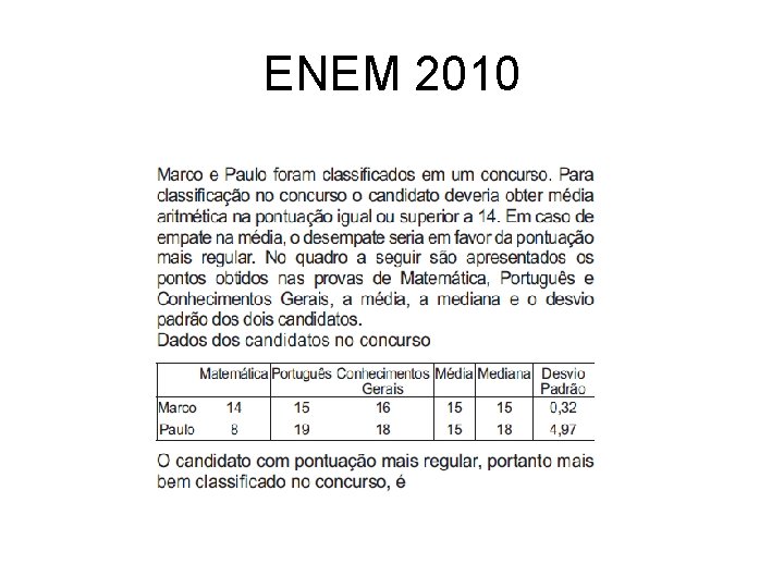 ENEM 2010 