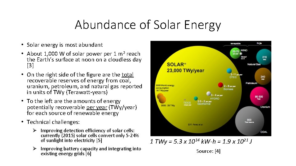 Abundance of Solar Energy • Solar energy is most abundant • About 1, 000