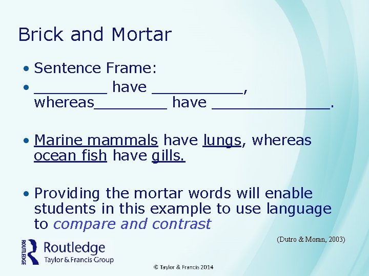Brick and Mortar • Sentence Frame: • ____ have _____, whereas____ have _______. •