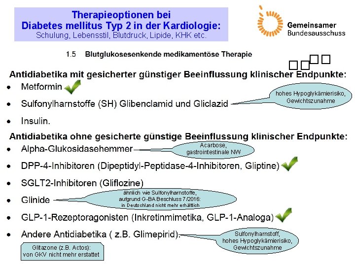 Therapieoptionen bei Diabetes mellitus Typ 2 in der Kardiologie: Schulung, Lebensstil, Blutdruck, Lipide, KHK