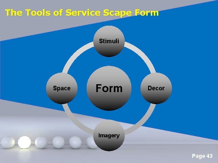 The Tools of Service Scape Form Stimuli Space Form Decor Imagery Powerpoint Templates Page