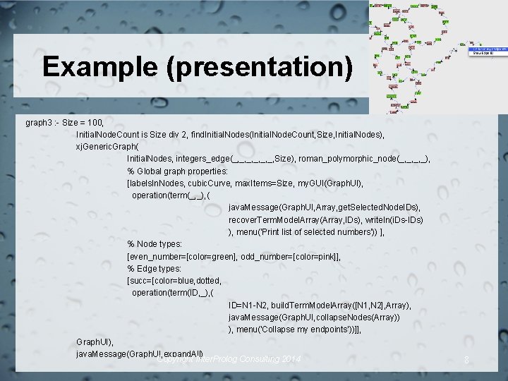 Example (presentation) graph 3 : - Size = 100, Initial. Node. Count is Size