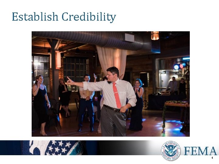 Establish Credibility 4 