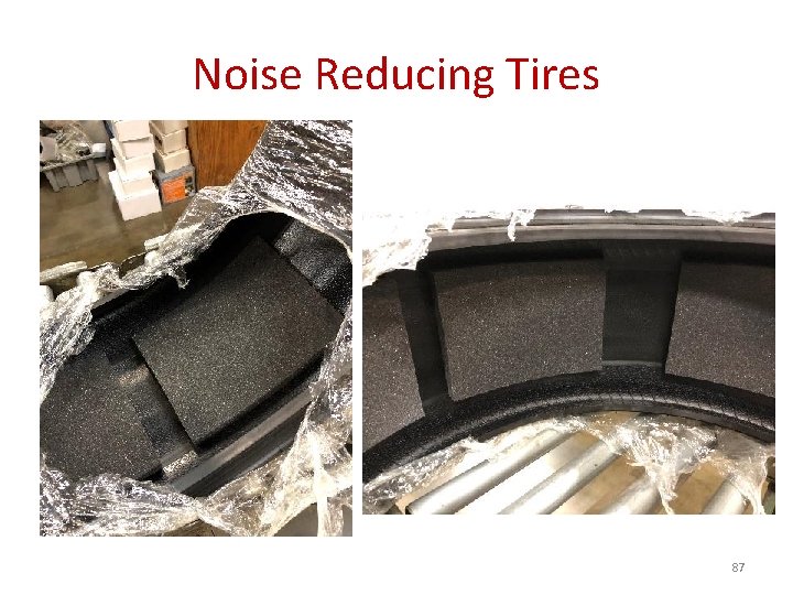 Noise Reducing Tires 87 