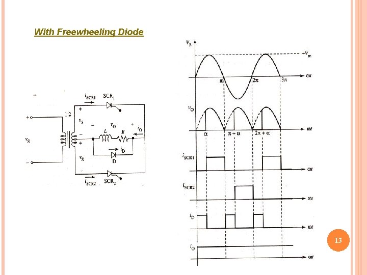 With Freewheeling Diode 13 