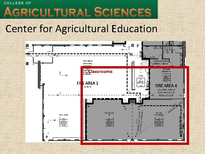 Center for Agricultural Education Classrooms 