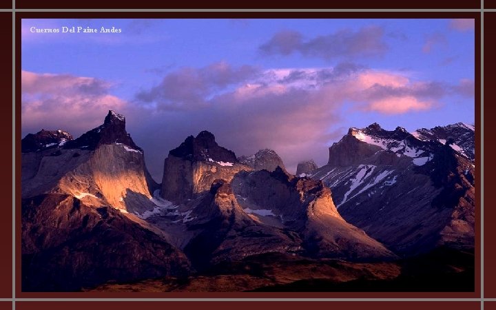 Cuernos Del Paine Andes 