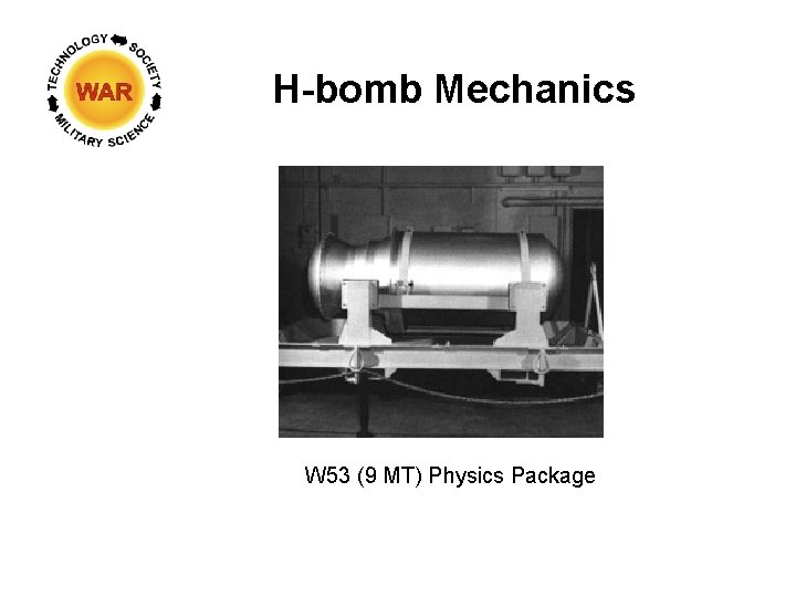 H-bomb Mechanics W 53 (9 MT) Physics Package 