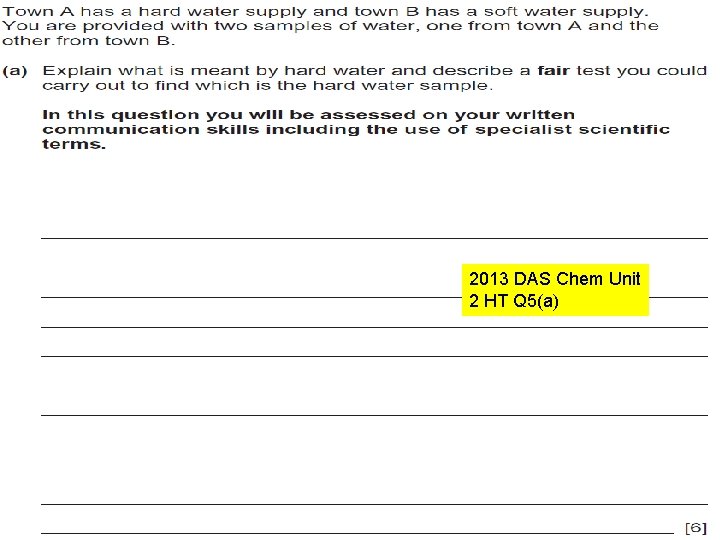 2013 DAS Chem Unit 2 HT Q 5(a) 