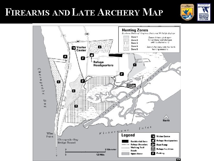 FIREARMS AND LATE ARCHERY MAP 