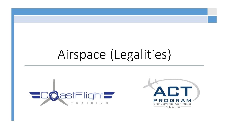 Airspace (Legalities) 