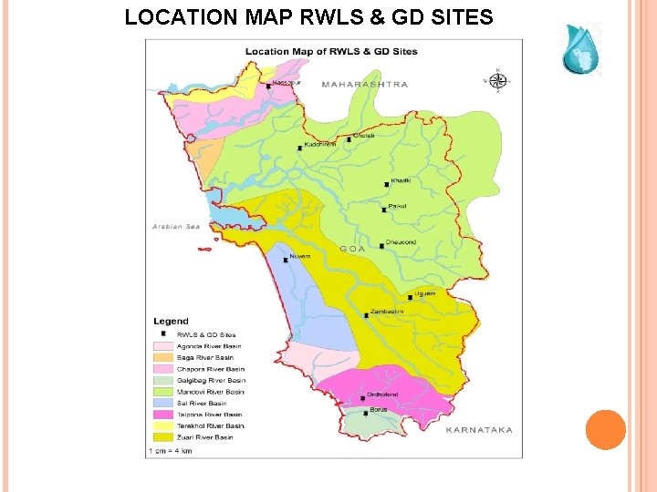 LOCATION MAP RWLS & GD SITES 