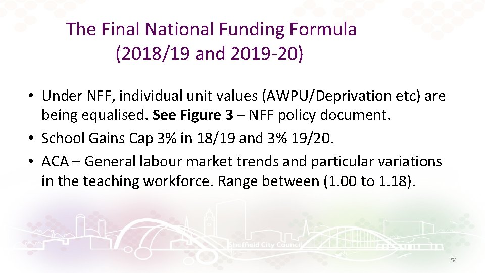  The Final National Funding Formula (2018/19 and 2019 -20) • Under NFF, individual