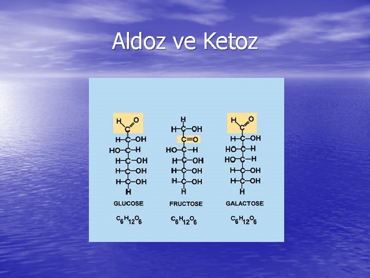 Aldoz ve Ketoz 