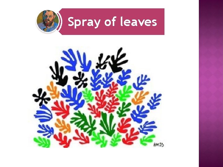 Spray of leaves 