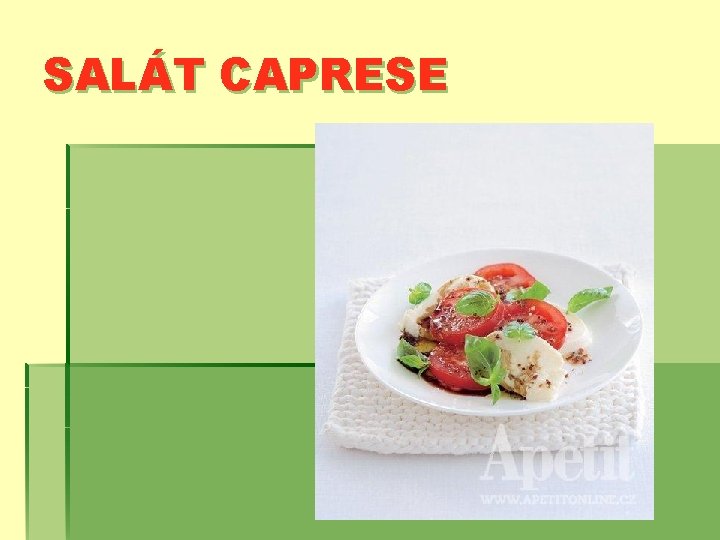 SALÁT CAPRESE 