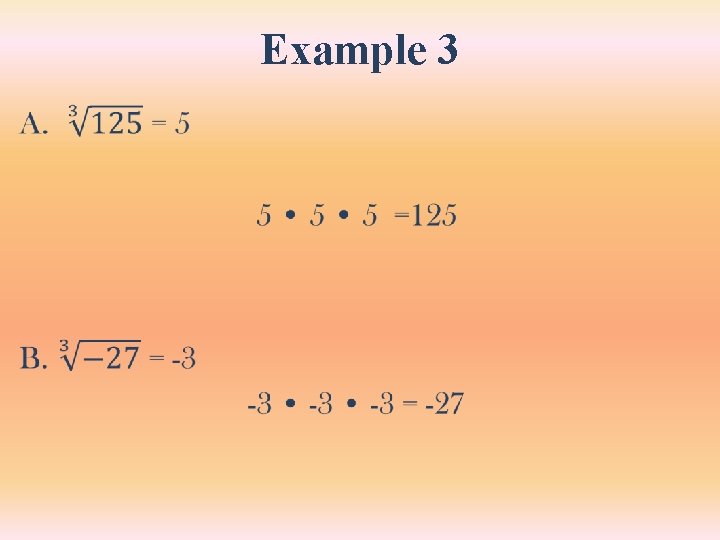 Example 3 • Example 3 •