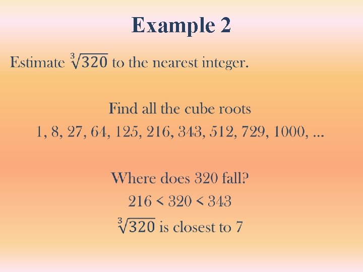 Example 2 • Example 2 •